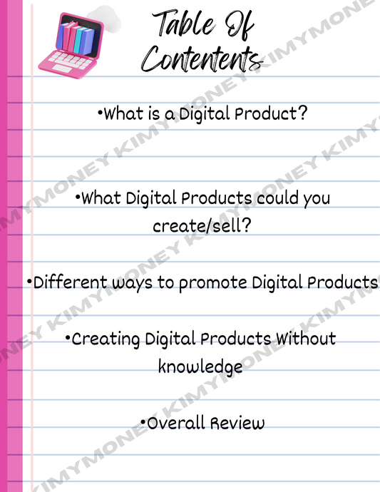 Create,Sell & Profit Digital Products